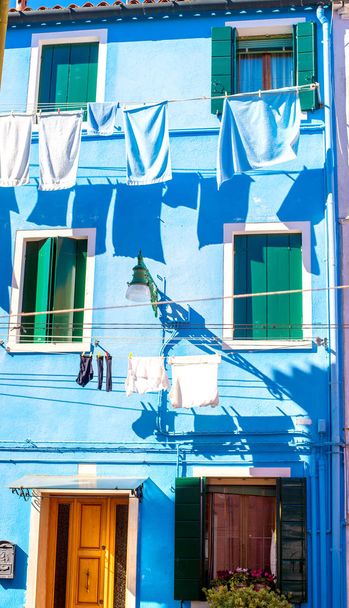 Colorful houses in Burano, Venice, Italy - Foto, imagen