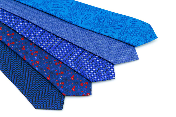 Modré kravaty kolekce - Fotografie, Obrázek