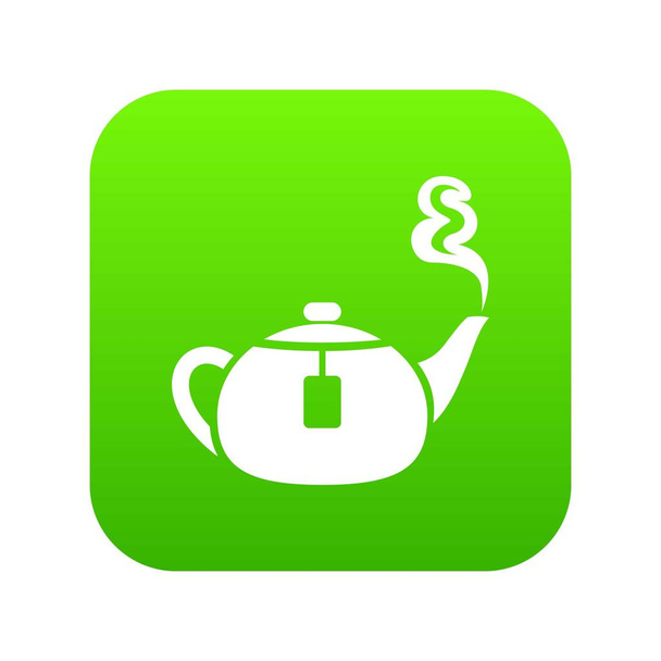 Teapot icon, simple style - Vecteur, image
