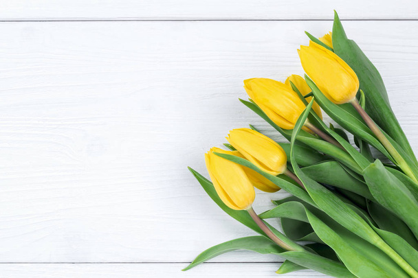 Yellow tulips - Fotó, kép