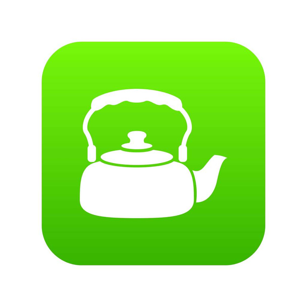 Big teapot icon, simple style - ベクター画像