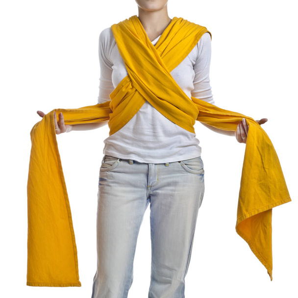 Beautiful yellow slings. - Foto, Imagen