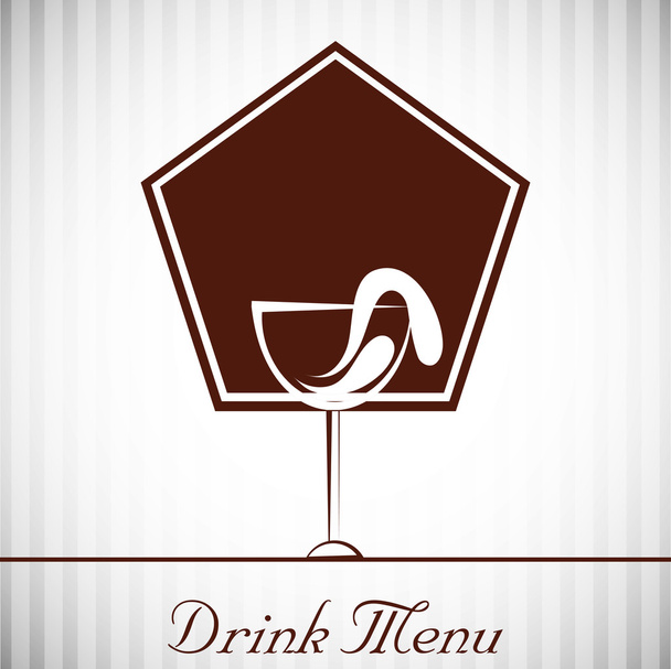 Vintage drink menu cards design. - Vektor, kép