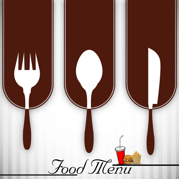 Vintage food menu design. - Vetor, Imagem
