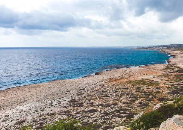 Seascape in Cyprus Ayia Napa, national forest park - Photo, image