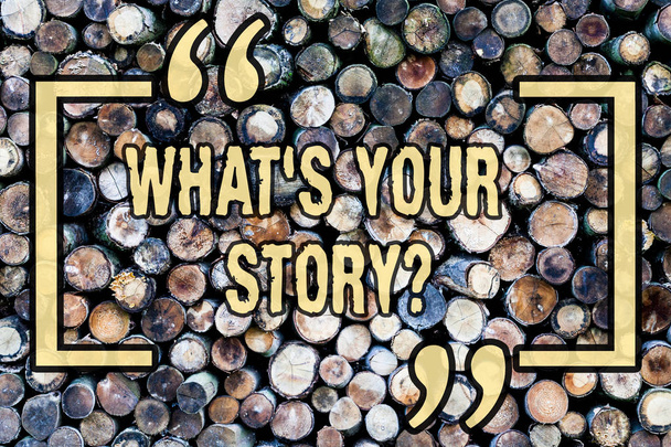 Szöveg írása mi S a Storyquestion szó. Üzleti koncepció összeköt kommunikál kapcsolat kapcsolat fából készült háttér szüreti fa vad üzenet ötletek szándékok gondolatok. - Fotó, kép
