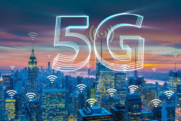 5g internet concept in technology concept - Photo, Image