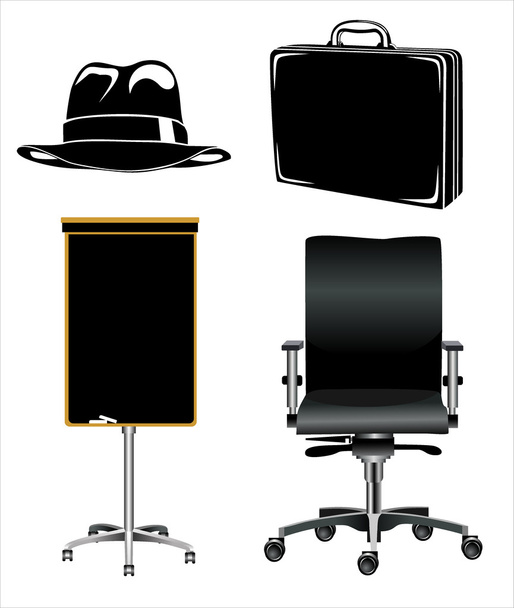 Business icons, human resource, finance, logistic icon set - Vector, Image