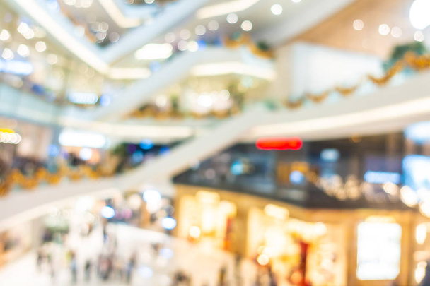 Αφηρημένο blur και σφαιρικό διαθλαστικό σφάλμα εμφάνισε όμορφο πολυτελές εμπορικό κέντρο interio - Φωτογραφία, εικόνα