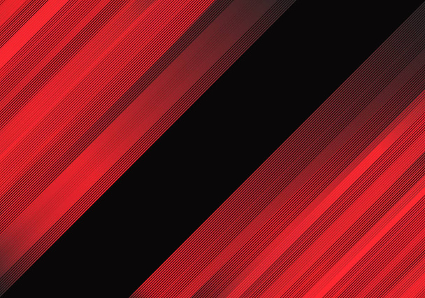 Movimiento de velocidad de líneas rojas abstractas en el diseño del espacio central negro ilustración moderna vector de fondo futurista
. - Vector, imagen