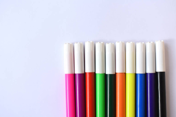 Colorful markers. - Foto, Imagen