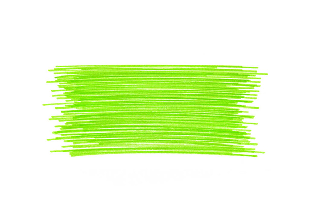 Αφηρημένο φωτεινό πράσινο πινελιές υφή σε λευκό - Φωτογραφία, εικόνα