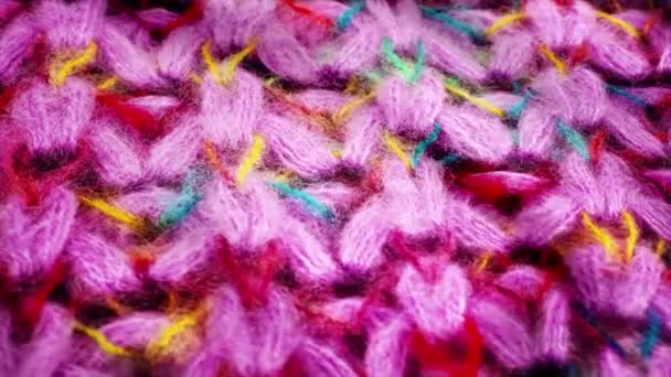 Struttura in lana, drappeggiato modello tessile primo piano. Tessuto di lana texture sfondo. Dettagli visibili in fili delicati, che compongono il tessuto
 - Filmati, video