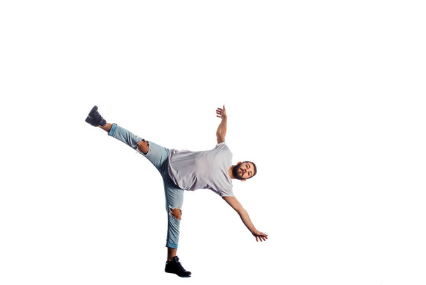 Hip hop acrobat dancing - Fotó, kép