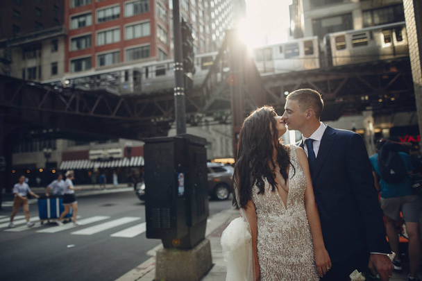 Wedding in a city - Фото, изображение