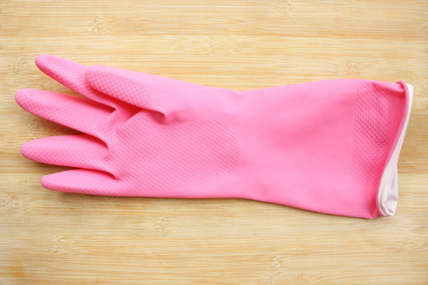 Gumi kesztyű rózsaszín - Fotó, kép