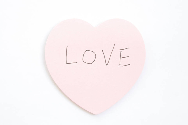Heart shaped sticky notes - Photo, image