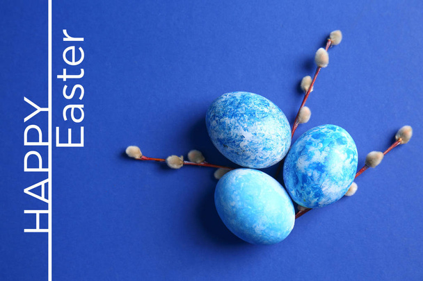 Belo cartão de saudação para a celebração da Páscoa
 - Foto, Imagem