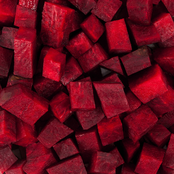 Texture of red beet slices - Фото, зображення