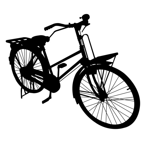 polkupyörän siluaatti vektori
 - Vektori, kuva