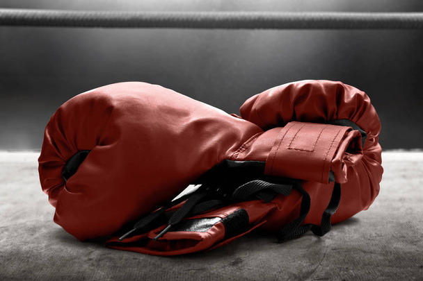 Two red boxing gloves - Photo, Image