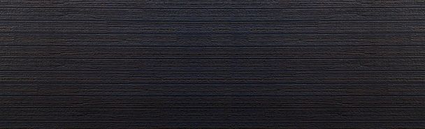 Panorama de la texture et du fond du mur en bois noir
 - Photo, image