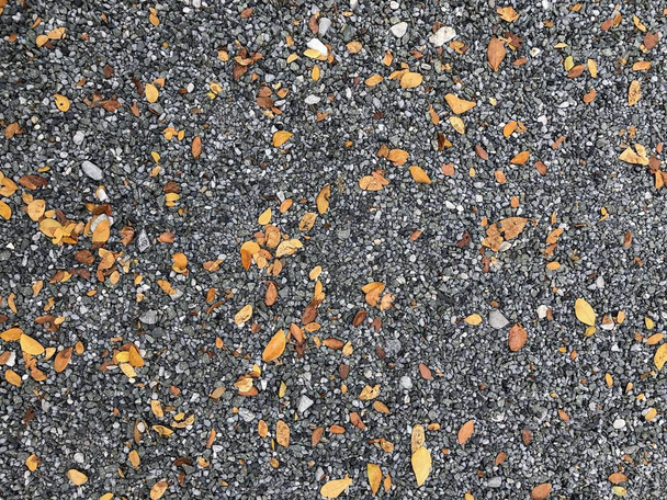 Texture pattern of pebbles gravel and small stones in walk way path for garden interior decoration - Photo, Image