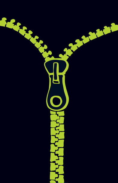 Zipper. Vector drawing - Vector, Image