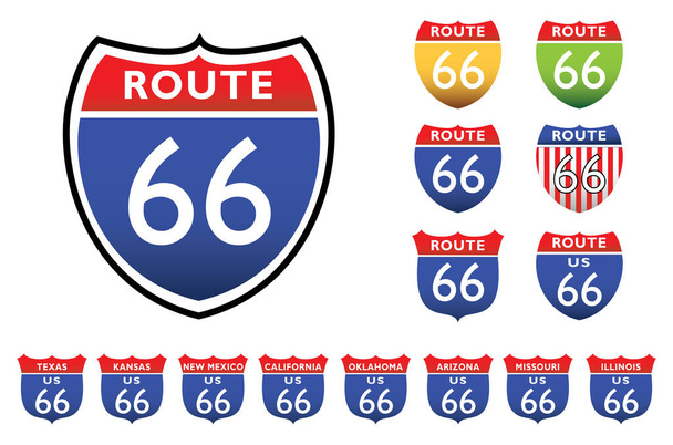 road signs - Vector, Image