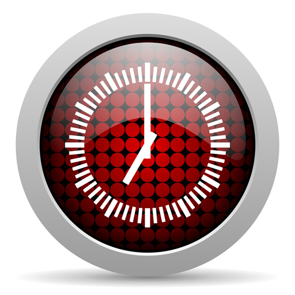 clock glossy icon - Фото, зображення