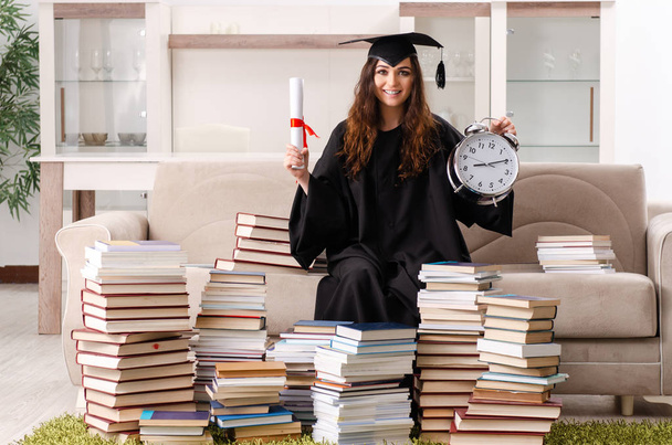 Young female student graduating from the university  - Photo, Image