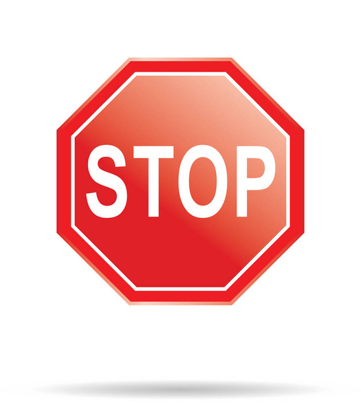Señal de stop
 - Vector, Imagen