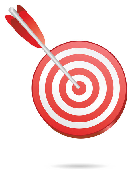 target  one arrow - Vettoriali, immagini