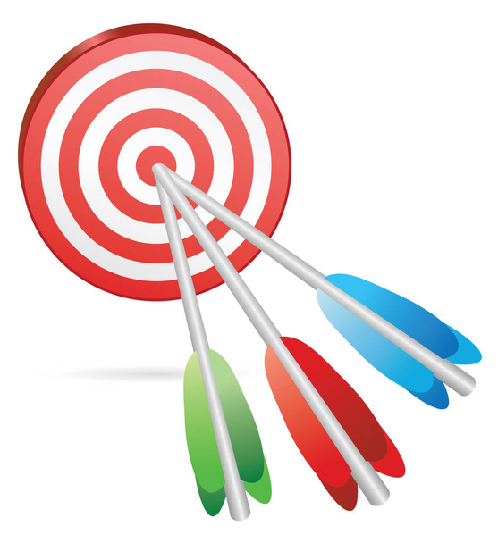 target color arrows - Vector, Image