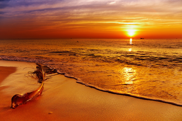 arany naplemente, chang-sziget, Thaiföld - Fotó, kép