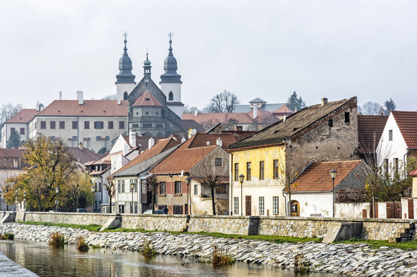 Єврейський квартал і chateau, Trebic, Чеська Республіка - Фото, зображення