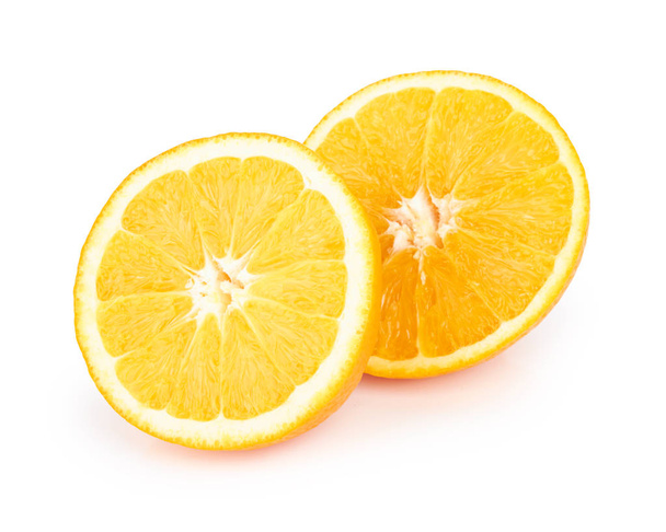Orange fruit on white - Fotoğraf, Görsel