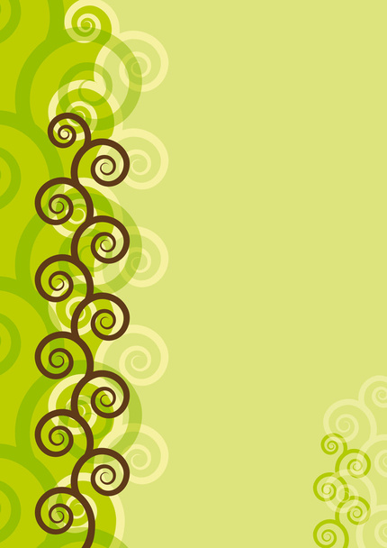 Background with spirals - Vector, Image