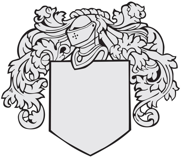 emblema aristocrático No18
 - Vetor, Imagem