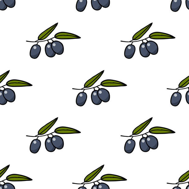 olive modello doodle senza soluzione di continuità
 - Vettoriali, immagini