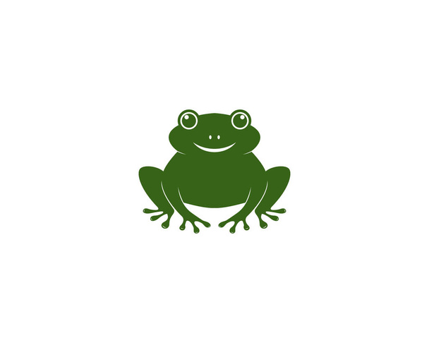 Frog Logo Template vetor ícone ilustração
 - Vetor, Imagem