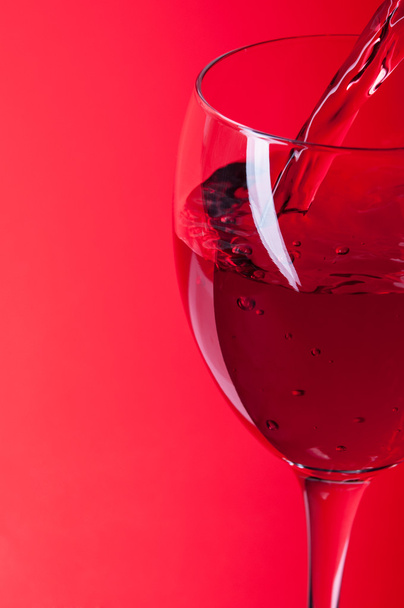 wine into a glass - Photo, Image