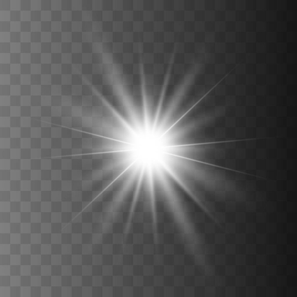 Leuchtende Lichteffekte  - Vektor, Bild