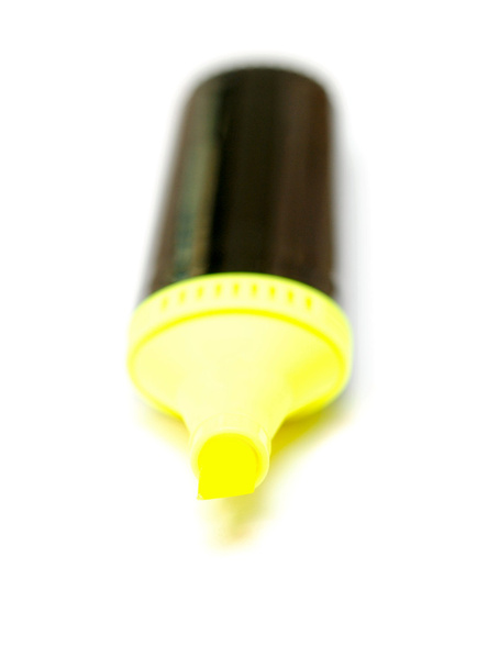 Yellow highlighter - Photo, Image