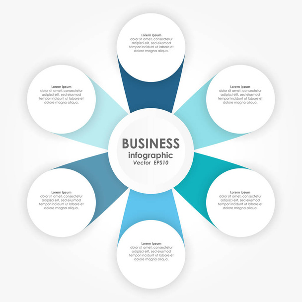info afbeelding voor business concepten - Vector, afbeelding