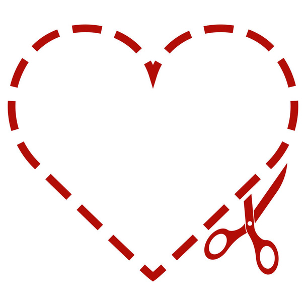 Corazón de amor de San Valentín
 - Vector, Imagen