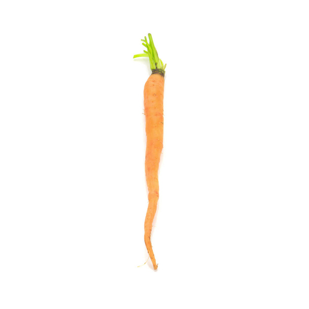 Zanahorias bebé aisladas sobre un fondo blanco
 - Foto, imagen
