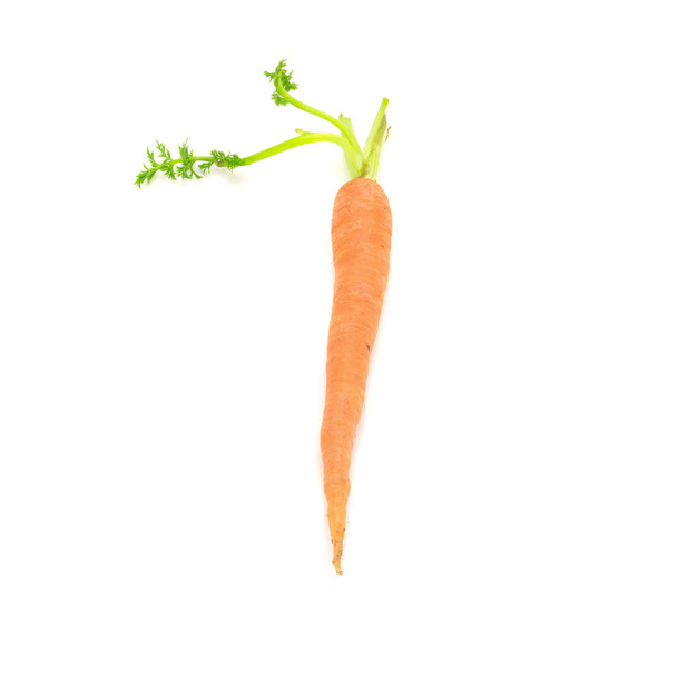 Zanahorias bebé aisladas sobre un fondo blanco
 - Foto, imagen