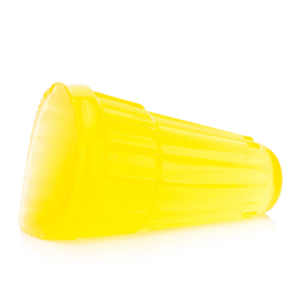 gelatina. Amarillo. aislado sobre fondo blanco
 - Foto, imagen