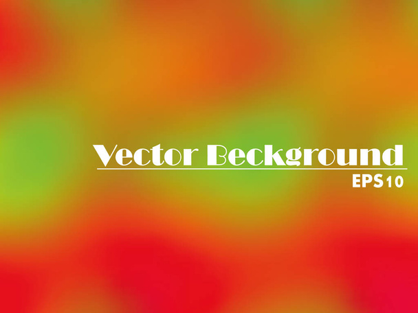 Vektor abstrakter orange-grüner Farbverlauf Hintergrund - Vektor, Bild